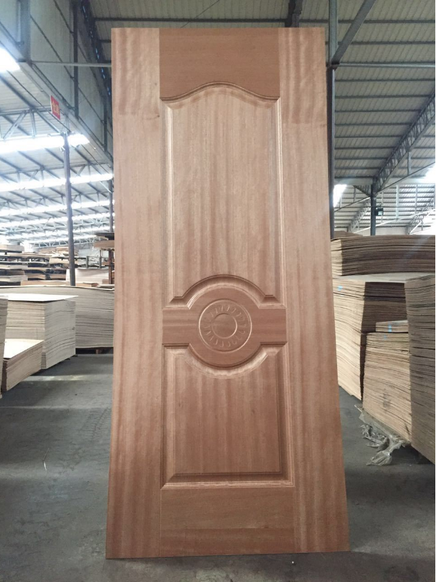 Piel de madera de la puerta del MDF del grano, pieles de la puerta interior con diversos diseños